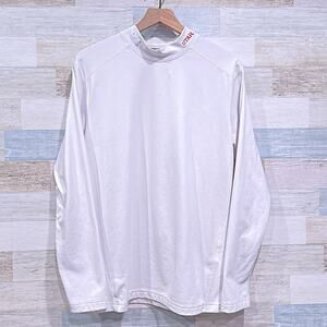 Utah Utes Under Armour ColdGear Fitted Mock Neck Top White Football Mens Large